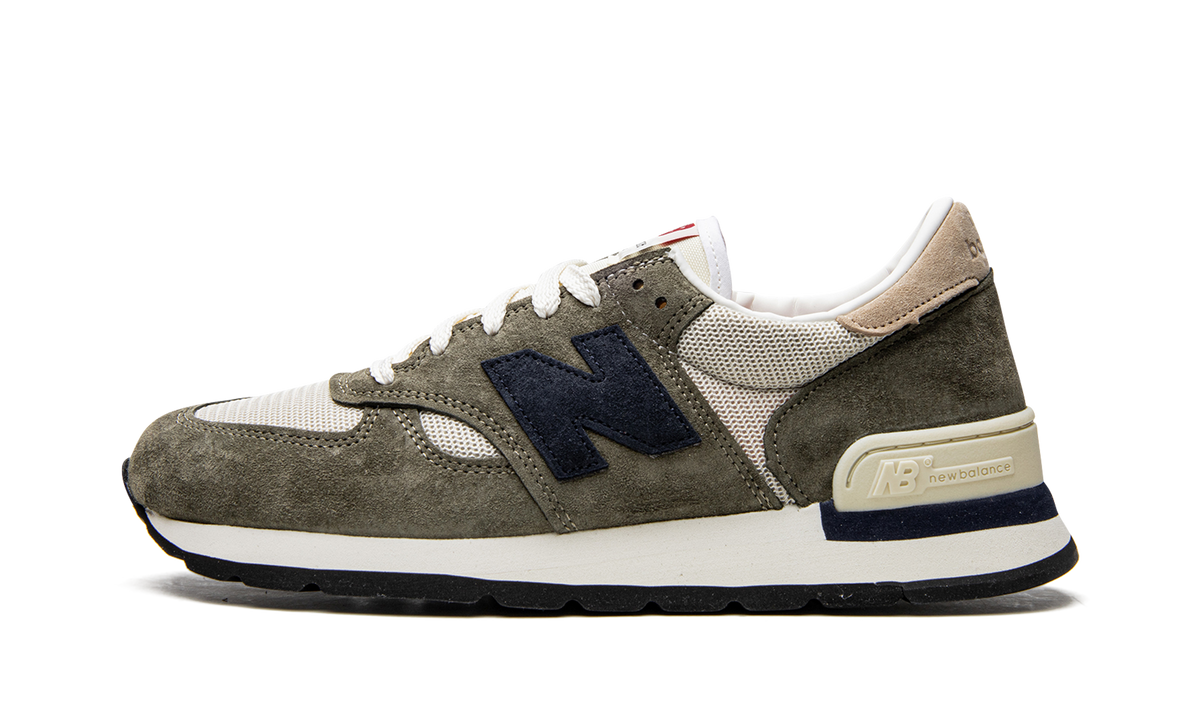 Overkicks - New Balance 990v1 MiUSA Grey Blue (M990WG1) - vista lateral