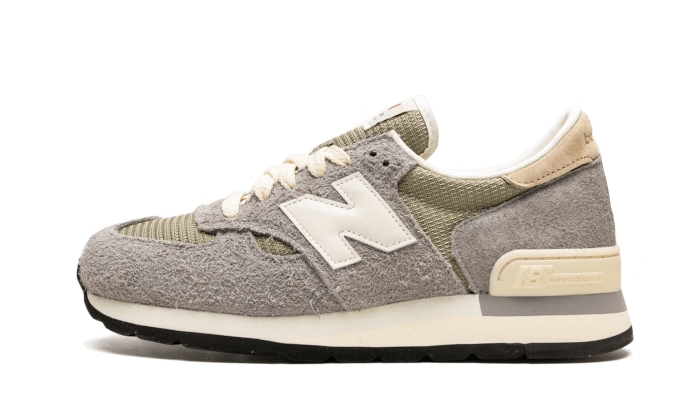 Overkicks - New Balance 990v1 MiUSA Teddy Santis Marblehead Incense (M990TA1) - vista lateral