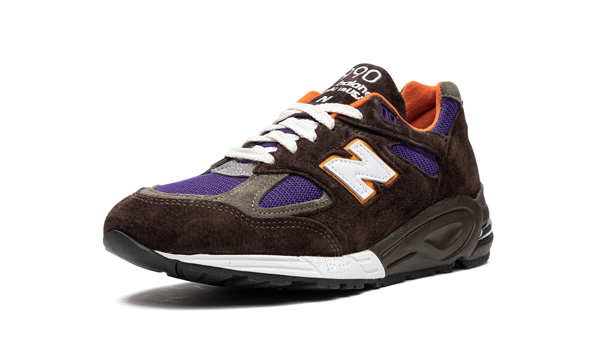 Overkicks - New Balance 990v2 MiUSA Brown Purple (M990BR2) - detalle suela
