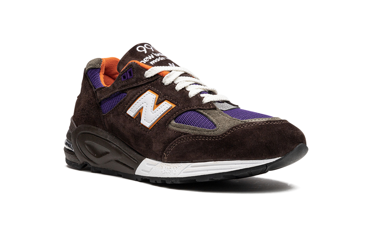 Overkicks - New Balance 990v2 MiUSA Brown Purple (M990BR2) - detalle lateral interior