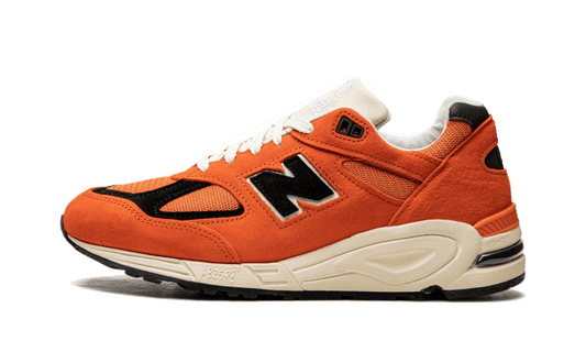 Overkicks - New Balance 990v2 MiUSA Marigold (M990AI2) - vista lateral