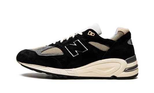 Overkicks - New Balance 990v2 MiUSA Teddy Santis Black True Camo (M990TE2) - vista lateral