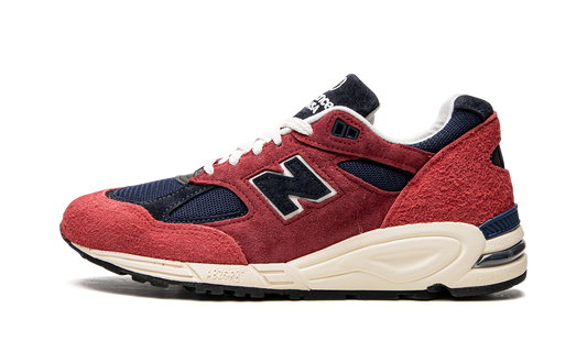 Overkicks - New Balance 990v2 MiUSA Teddy Santis Chrysanthemum (M990AD2) - vista lateral