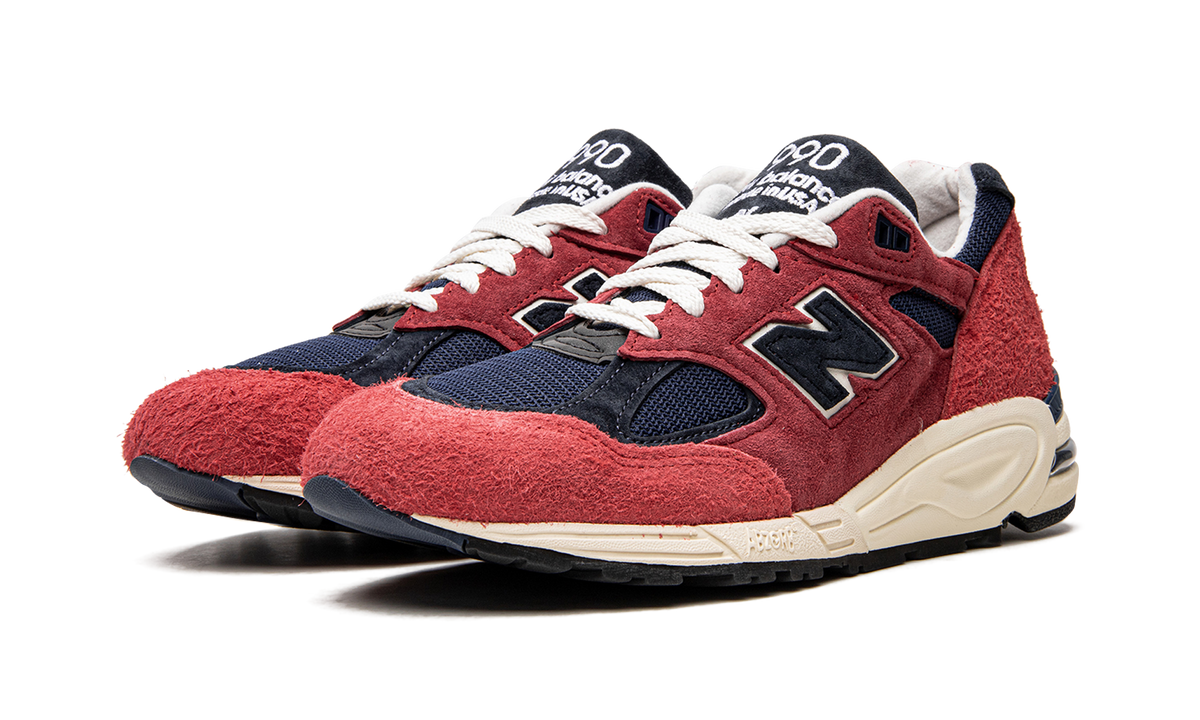 Overkicks - New Balance 990v2 MiUSA Teddy Santis Chrysanthemum (M990AD2) - vista trasera