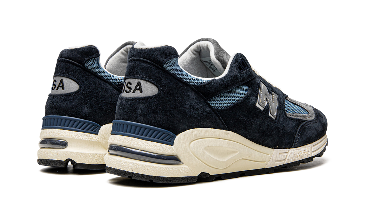 Overkicks - New Balance 990v2 MiUSA Teddy Santis Navy Castlerock (M990TB2) - par completo