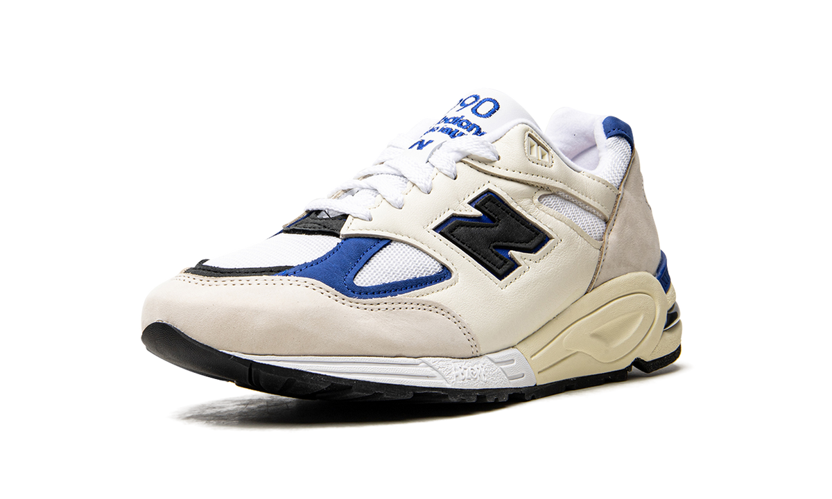 Overkicks - New Balance 990v2 MiUSA White Blue (M990WB2) - detalle suela
