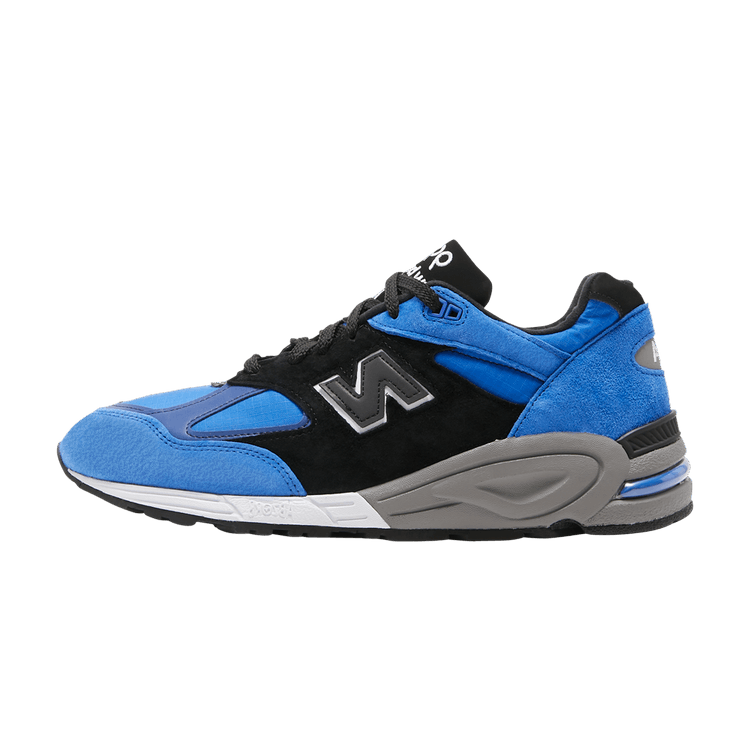 Overkicks - New Balance 990v2 Royal Blue Black (M990PL2) - vista lateral