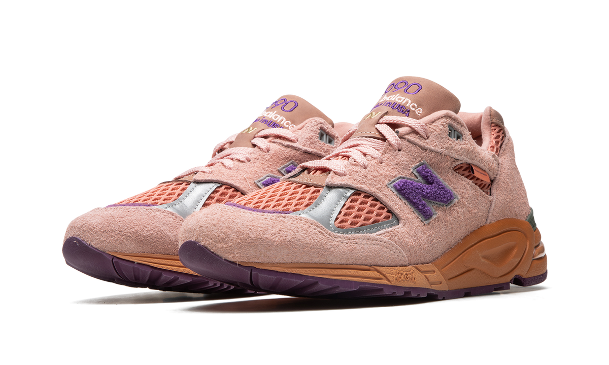Overkicks - New Balance 990v2 Salehe Bembury Sand Be The Time (M990SB2) - vista trasera