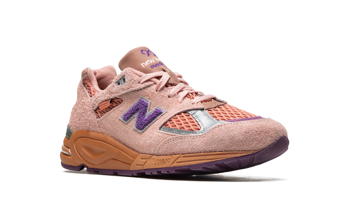 Overkicks - New Balance 990v2 Salehe Bembury Sand Be The Time (M990SB2) - detalle lateral interior