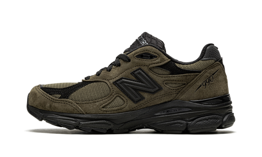Overkicks - New Balance 990v3 MiUSA JJJJound Brown Black (M990JJ3) - vista lateral