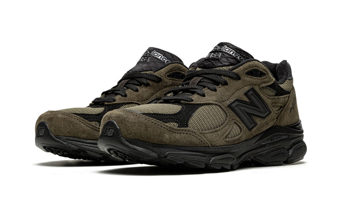 Overkicks - New Balance 990v3 MiUSA JJJJound Brown Black (M990JJ3) - vista trasera
