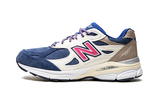 Overkicks - New Balance 990v3 MiUSA Kith Daytona (with Socks) (M990KH3) - vista lateral