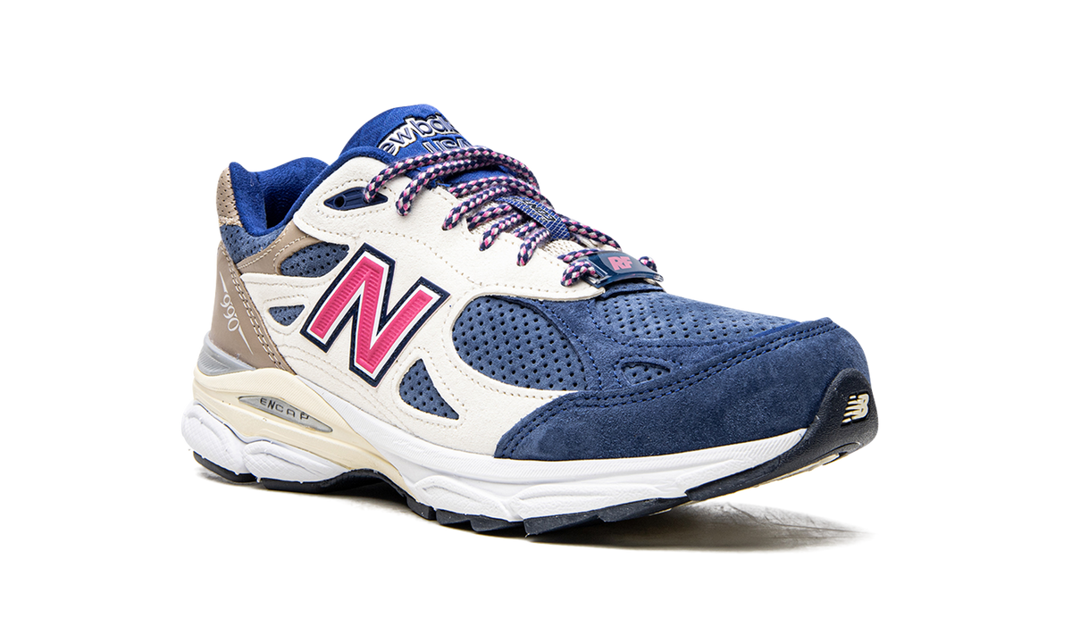 Overkicks - New Balance 990v3 MiUSA Kith Daytona (with Socks) (M990KH3) - detalle lateral interior