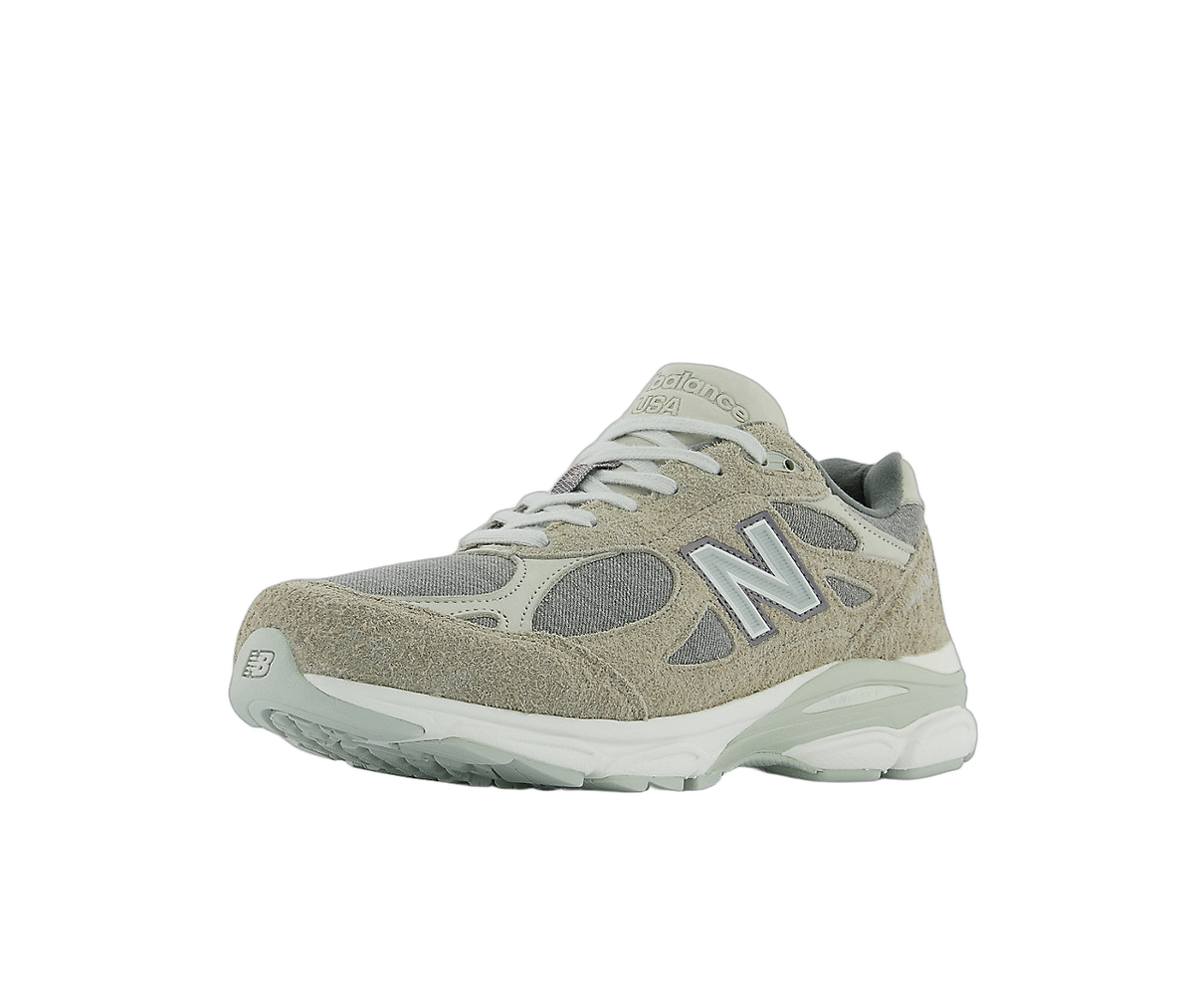 Overkicks - New Balance 990v3 MiUSA Levis Elephant Skin (M990LV3) - vista trasera