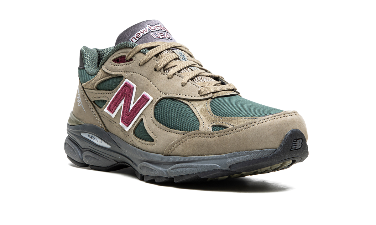 Overkicks - New Balance 990v3 MiUSA Teddy Santis Green Purple (M990GP3) - detalle lateral interior