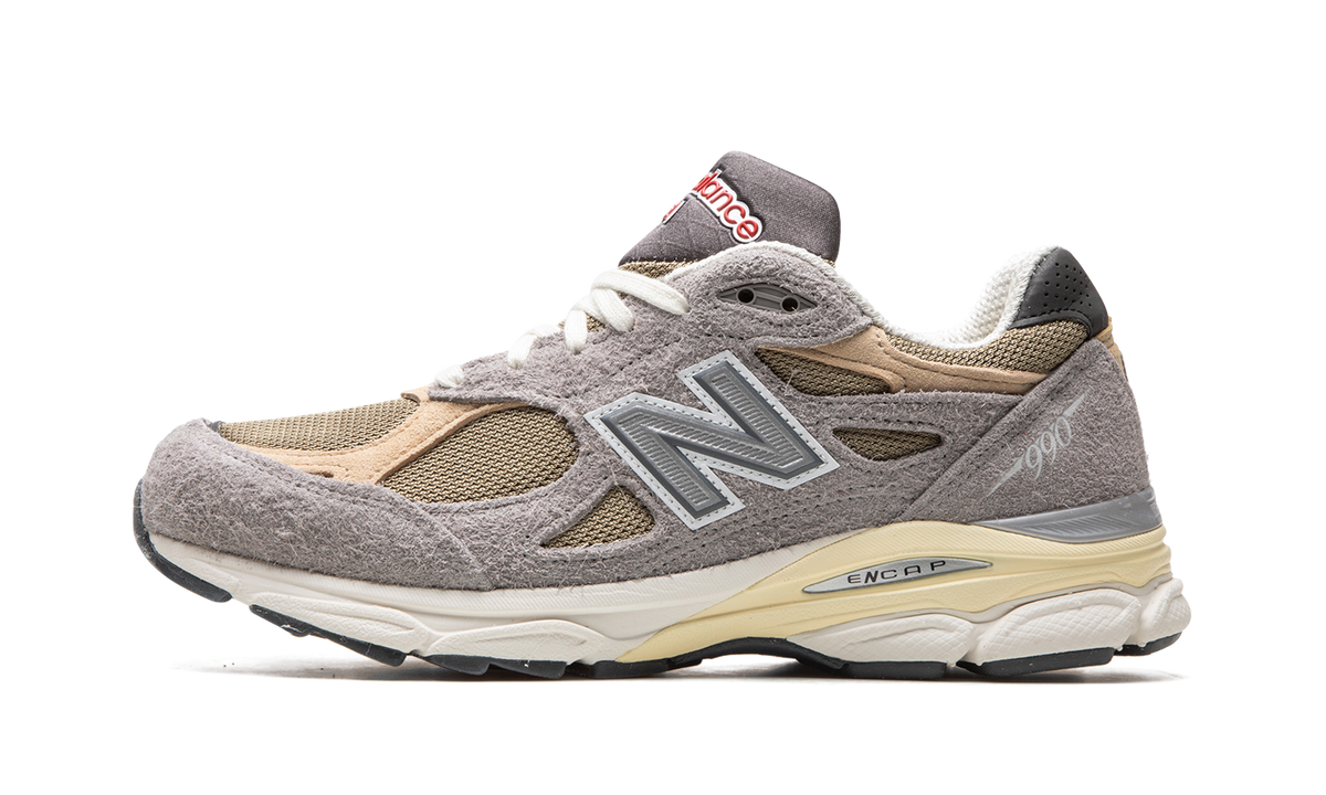 Overkicks - New Balance 990v3 MiUSA Teddy Santis Marblehead Incense (M990TG3) - vista lateral