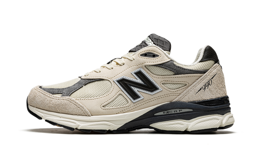 Overkicks - New Balance 990v3 MiUSA Teddy Santis Moonbeam (M990AD3) - vista lateral