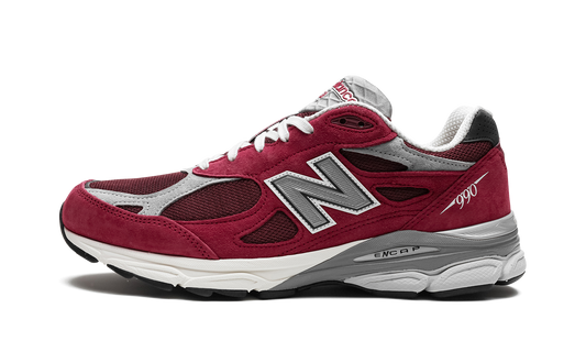 Overkicks - New Balance 990v3 MiUSA Teddy Santis Scarlet (M990TF3) - vista lateral