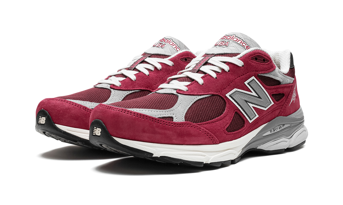 Overkicks - New Balance 990v3 MiUSA Teddy Santis Scarlet (M990TF3) - vista trasera