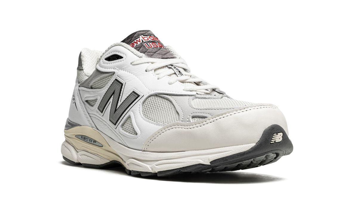 Overkicks - New Balance 990v3 MiUSA Teddy Santis Sea Salt (M990AL3) - detalle lateral interior