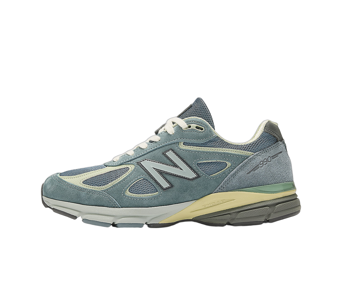 Overkicks - New Balance 990v4 MiUSA Auralee Blue (U990AL4) - vista lateral