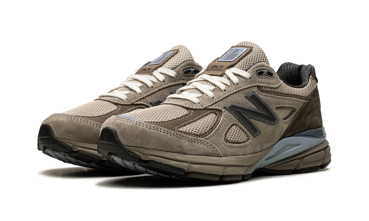 Overkicks - New Balance 990v4 MiUSA Auralee Grey (U990AR4) - vista trasera