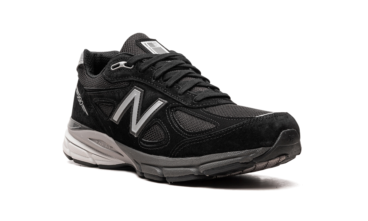 Overkicks - New Balance 990v4 MiUSA Black Silver (U990BL4) - detalle lateral interior