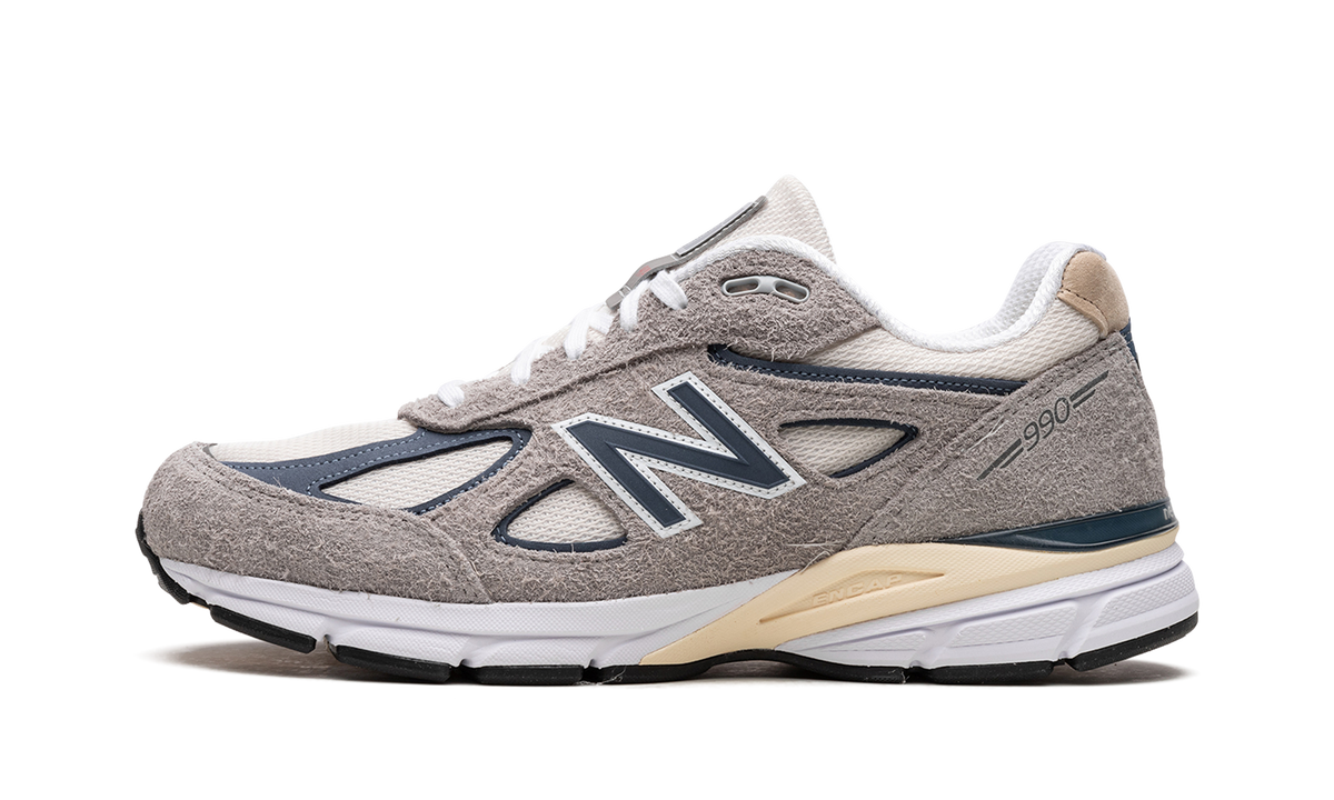 Overkicks - New Balance 990v4 MiUSA Grey Day (2023) (U990TA4) - vista lateral