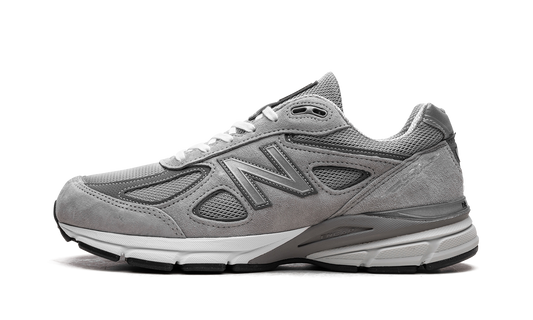 Overkicks - New Balance 990v4 MiUSA Grey Silver (U990GR4) - vista lateral