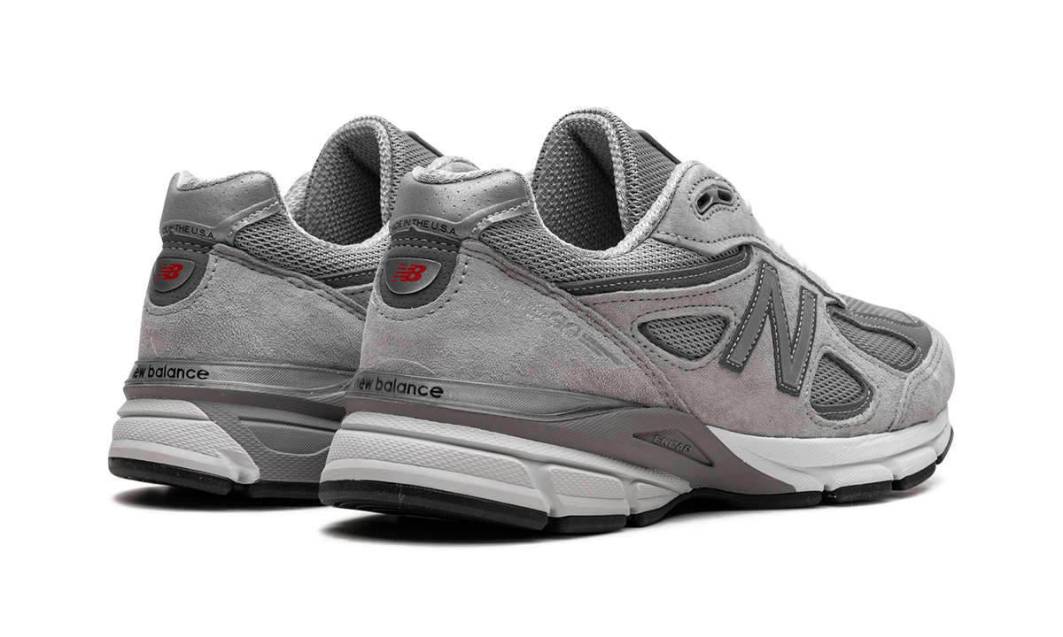 Overkicks - New Balance 990v4 MiUSA Grey Silver (U990GR4) - par completo