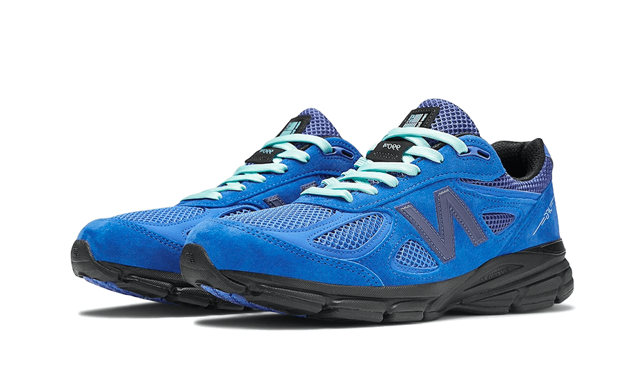 Overkicks - New Balance 990v4 MiUSA Joe Freshgoods 1998 Keisha Blue (U990JO4) - vista trasera