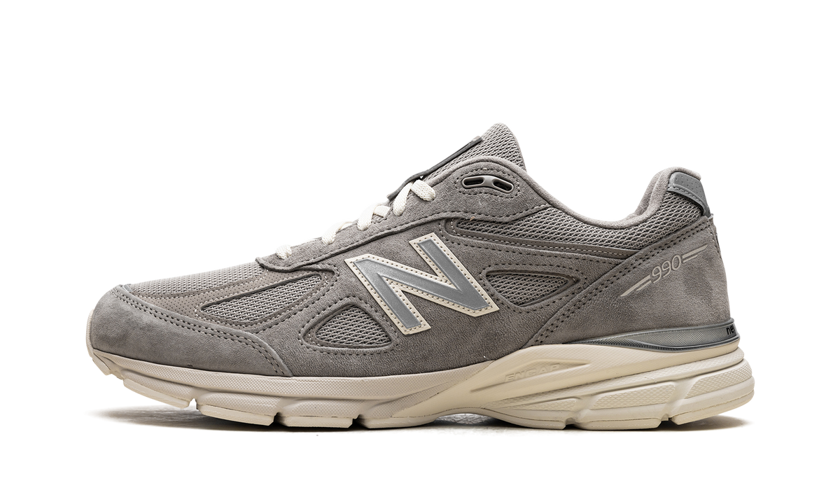 Overkicks - New Balance 990v4 MiUSA Kith Moonrock (U990KT4) - vista lateral