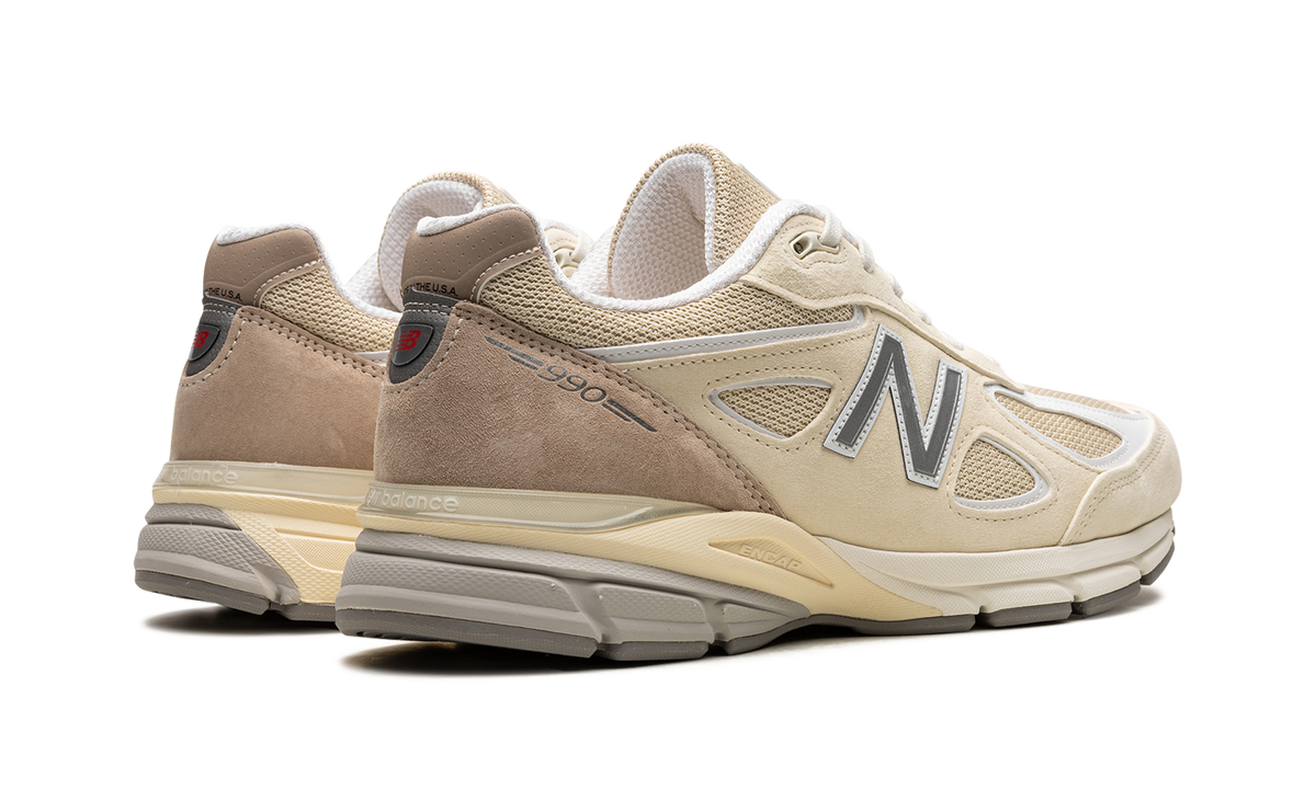 Overkicks - New Balance 990v4 MiUSA Limestone (U990TE4) - par completo