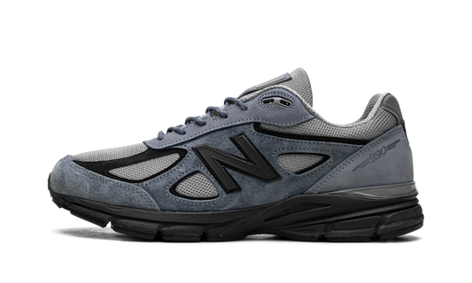 Overkicks - New Balance 990v4 MiUSA Teddy Santis Arctic Grey Black (U990BB4) - vista lateral