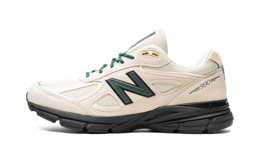 Overkicks - New Balance 990v4 MiUSA Teddy Santis Macadamia Nut (U990GB4) - vista lateral