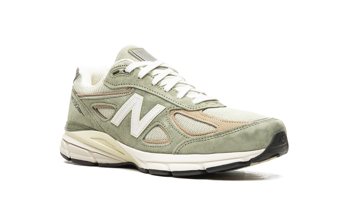 Overkicks - New Balance 990v4 MiUSA Teddy Santis Olive Incense (U990GT4) - detalle lateral interior