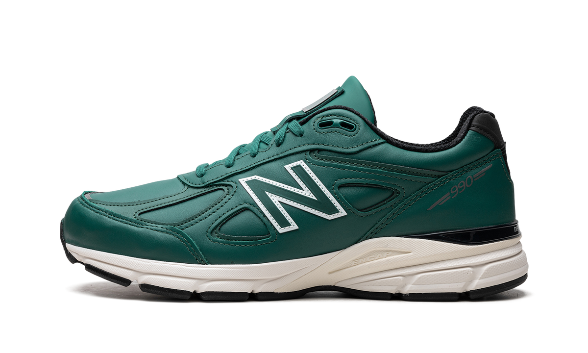 Overkicks - New Balance 990v4 MiUSA Teddy Santis Teal (U990TW4) - vista lateral