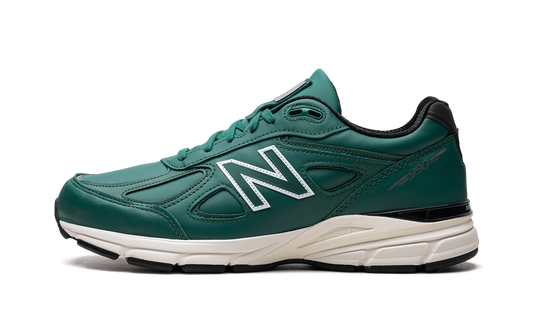 Overkicks - New Balance 990v4 MiUSA Teddy Santis Teal (U990TW4) - vista lateral