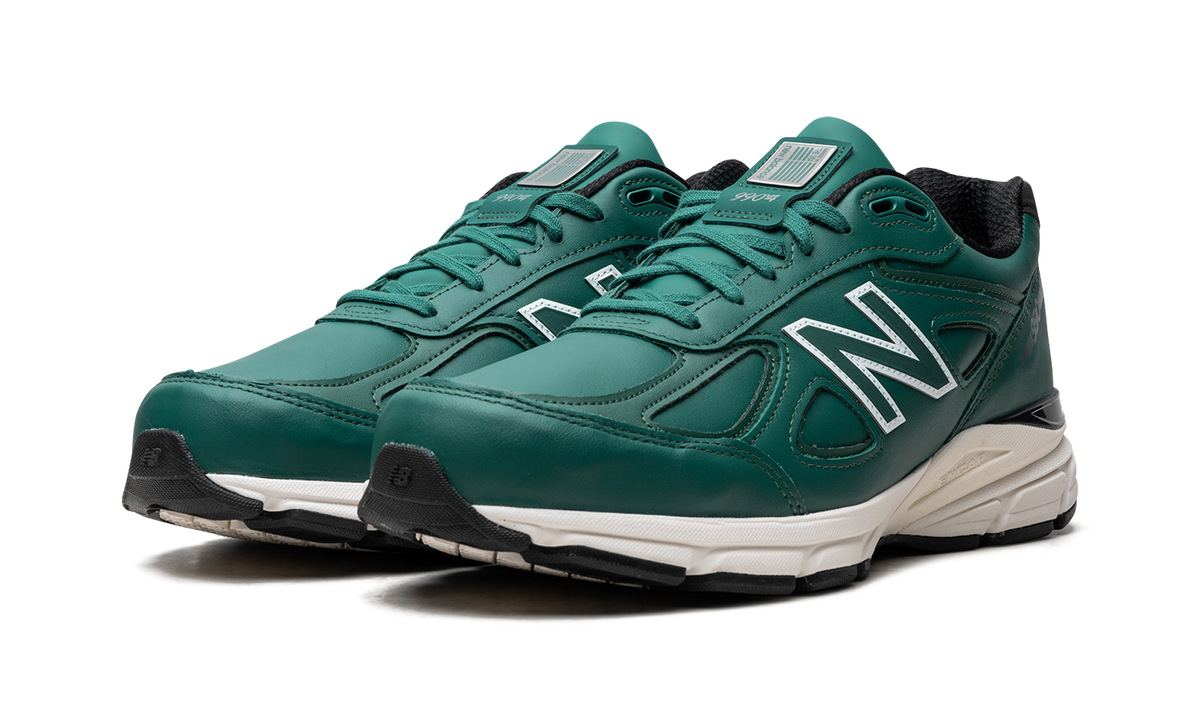 Overkicks - New Balance 990v4 MiUSA Teddy Santis Teal (U990TW4) - vista trasera