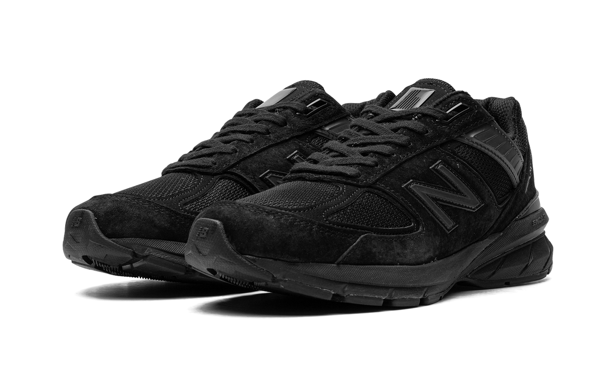 Overkicks - New Balance 990v5 MiUSA Triple Black (M990BB5) - vista trasera