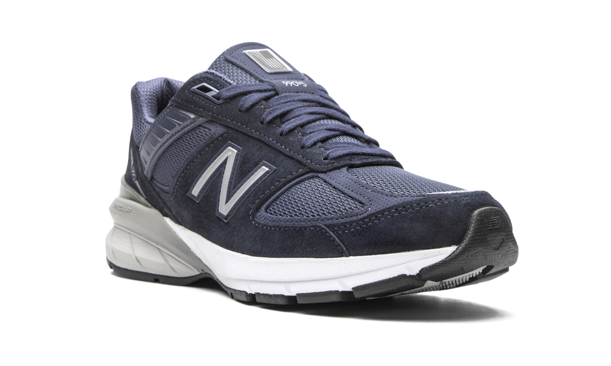 Overkicks - New Balance 990v5 Navy (M990NV5) - detalle lateral interior