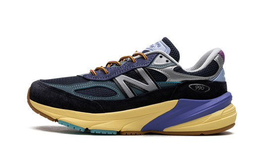 Overkicks - New Balance 990v6 MiUSA Action Bronson Lapis Lazuli (M990AC6) - vista lateral