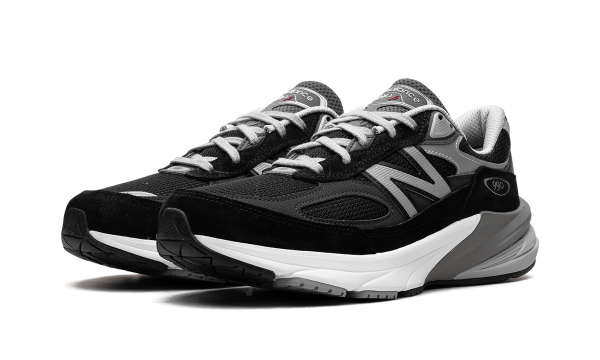 Overkicks - New Balance 990v6 MiUSA Black Grey White (M990BK6) - vista trasera