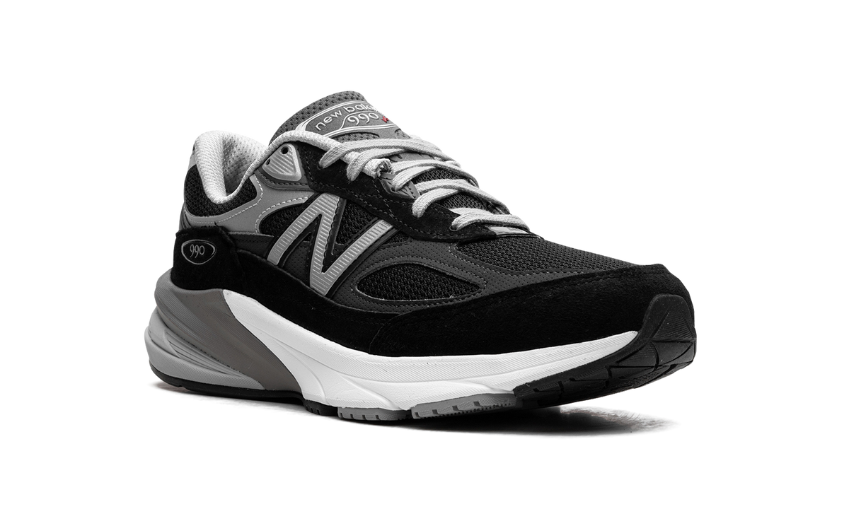 Overkicks - New Balance 990v6 MiUSA Black Grey White (M990BK6) - detalle lateral interior
