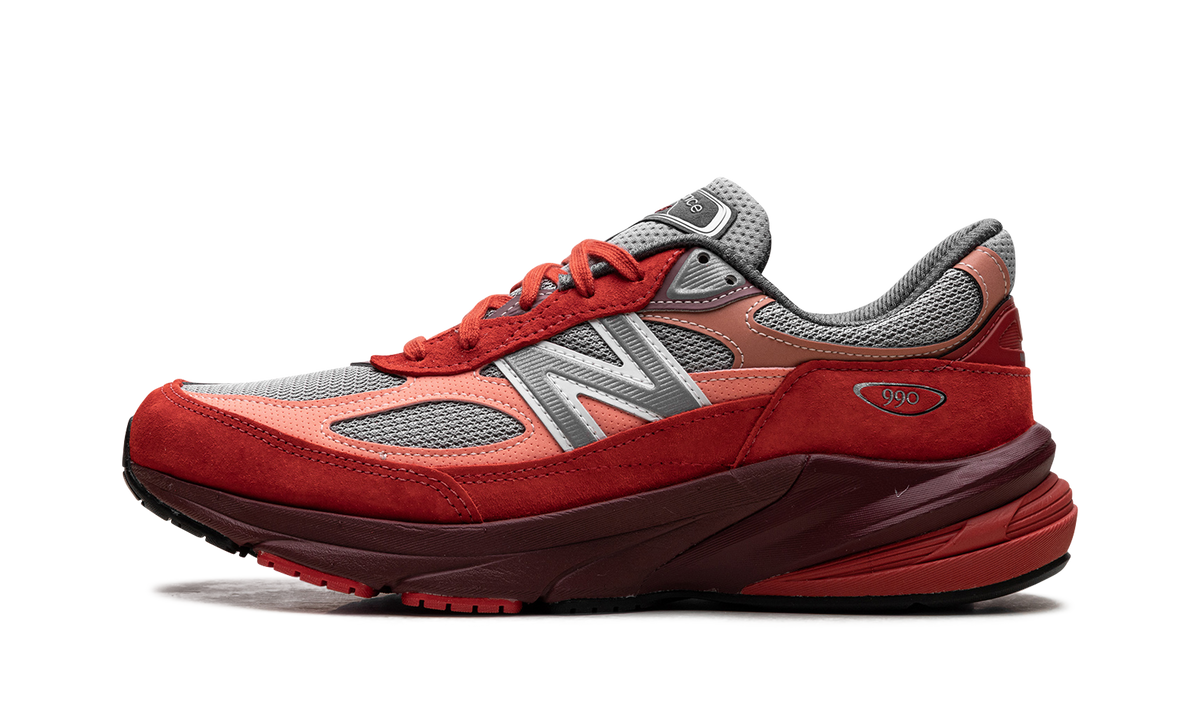 Overkicks - New Balance 990v6 MiUSA Community Red (U990RT6) - vista lateral