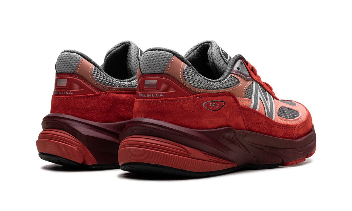 Overkicks - New Balance 990v6 MiUSA Community Red (U990RT6) - par completo