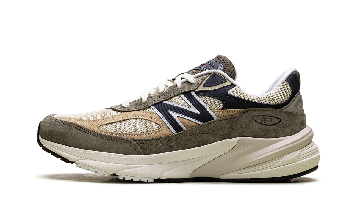 Overkicks - New Balance 990v6 MiUSA Dark Camo Incense (U990WO6) - vista lateral