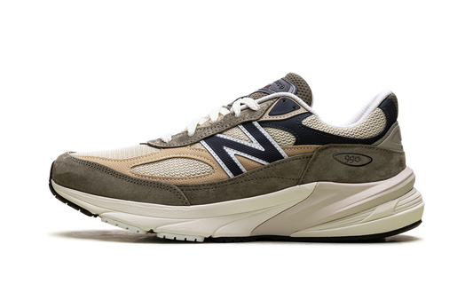 Overkicks - New Balance 990v6 MiUSA Dark Camo Incense (U990WO6) - vista lateral