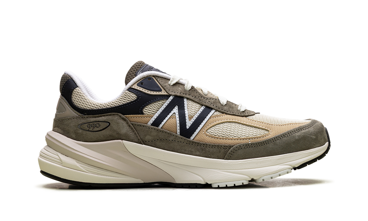 Overkicks - New Balance 990v6 MiUSA Dark Camo Incense (U990WO6) - detalle talón