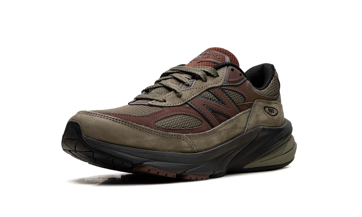 Overkicks - New Balance 990v6 MiUSA Dark Camo Rich Oak (U990CA6) - detalle suela